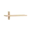 Wall Shelf hanging narrow OMM oak light