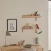 Wall Shelf hanging narrow OMM oak light