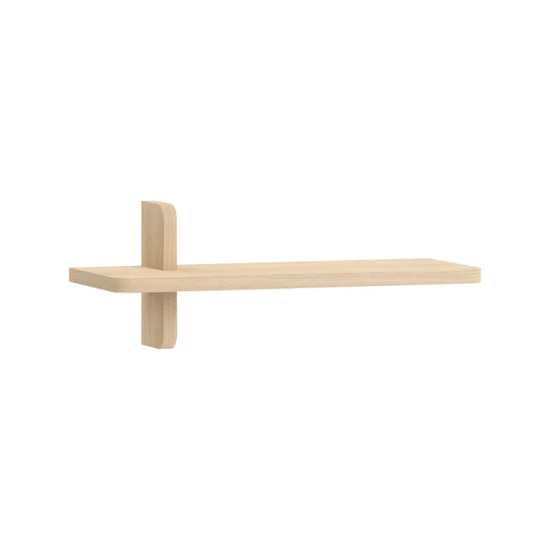 Wall Shelf hanging narrow OMM oak light