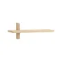 Wall Shelf hanging narrow OMM oak light