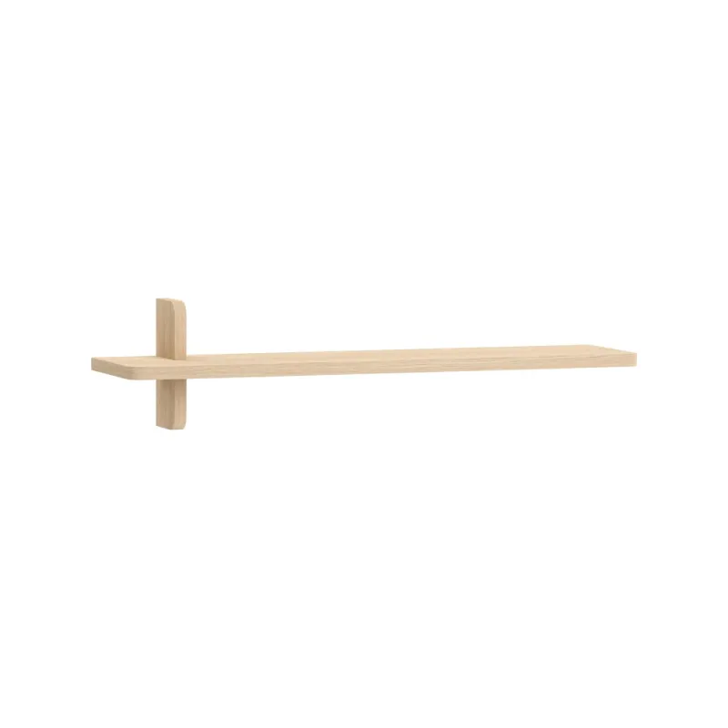 Wall Shelf hanging wide OMM oak light