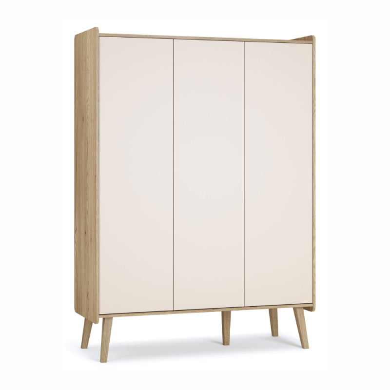 Riidekapp Vintage Fresh 3-ukseline