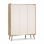 Riidekapp Vintage Fresh 3-ukseline