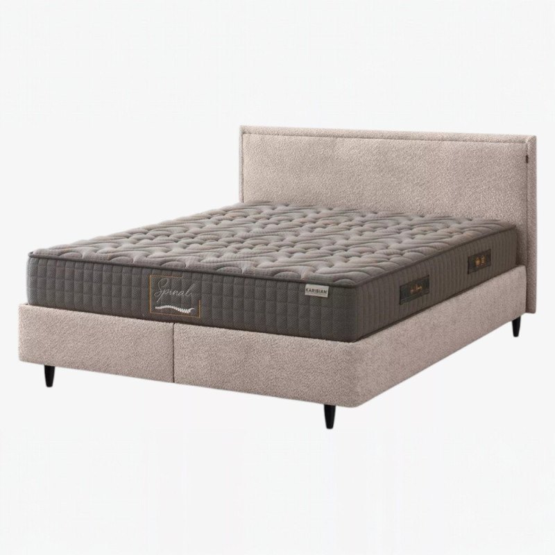 Кровать двуспальная Aura 160х200 с ящиком для белья, с подъемным механизмом