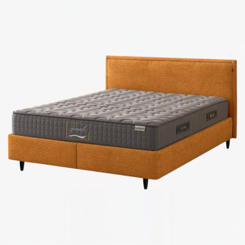Кровать двуспальная Aura 160х200 с ящиком для белья, с подъемным механизмом