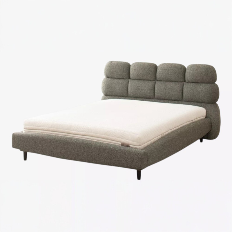 Кровать двухспальная Bubble 160×200 с изголовьем, подъемным механизмом и ящиком для белья