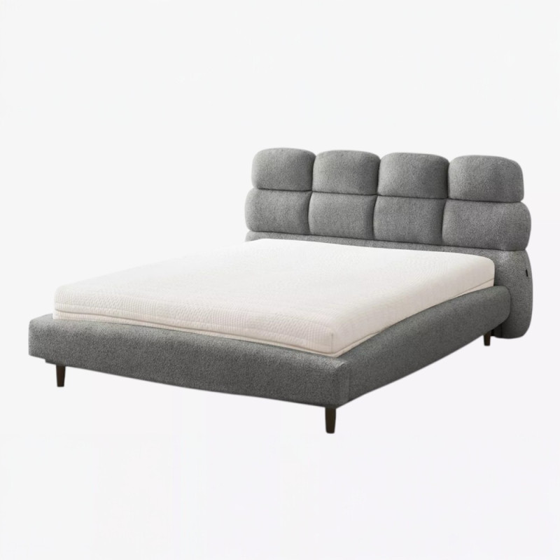 Кровать двухспальная Bubble 160×200 с изголовьем, подъемным механизмом и ящиком для белья