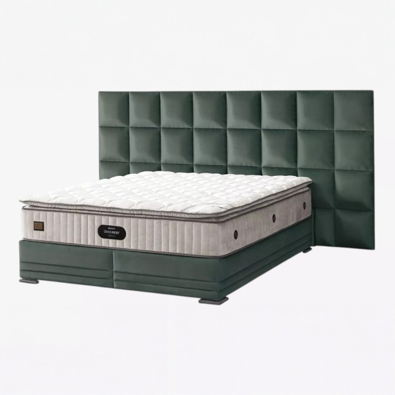 Voodi Grand Rest Max 160×200 kaheinimese peatsi, tõstemehhanismi ja pesukastiga