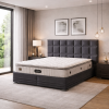Voodi Grand Rest Max 160×200 kaheinimese peatsi, tõstemehhanismi ja pesukastiga