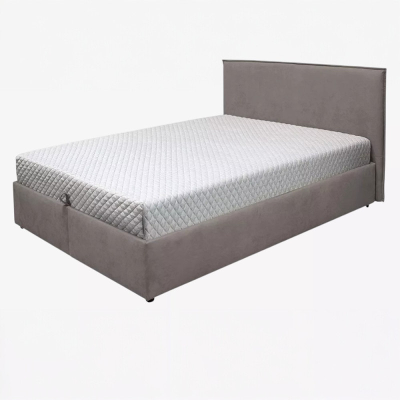 Кровать двуспальная Ledi 140x200 с ящиком для белья, с подъемным механизмом