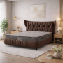 Кровать двухспальная Monro 160×200 с изголовьем, ящиком для белья и подъемным механизмом