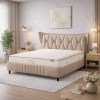 Кровать двухспальная Monro 160×200 с изголовьем, ящиком для белья и подъемным механизмом