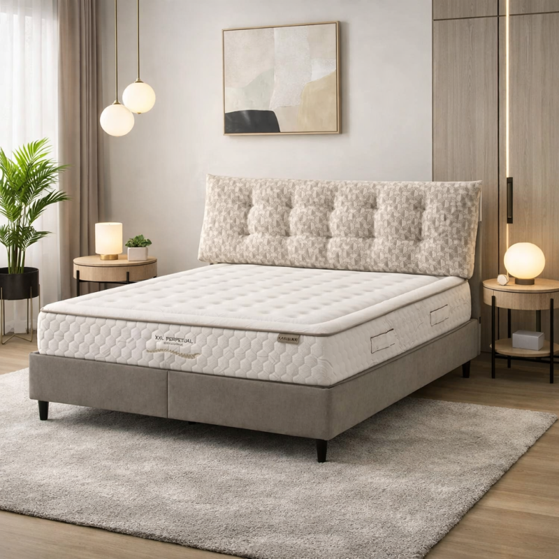 Bed Reston Double 140x200 with Storage Drawer