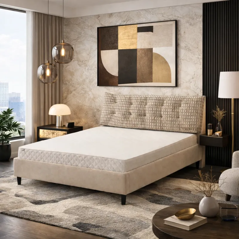Bed Reston Double 160x200 with Storage Drawer