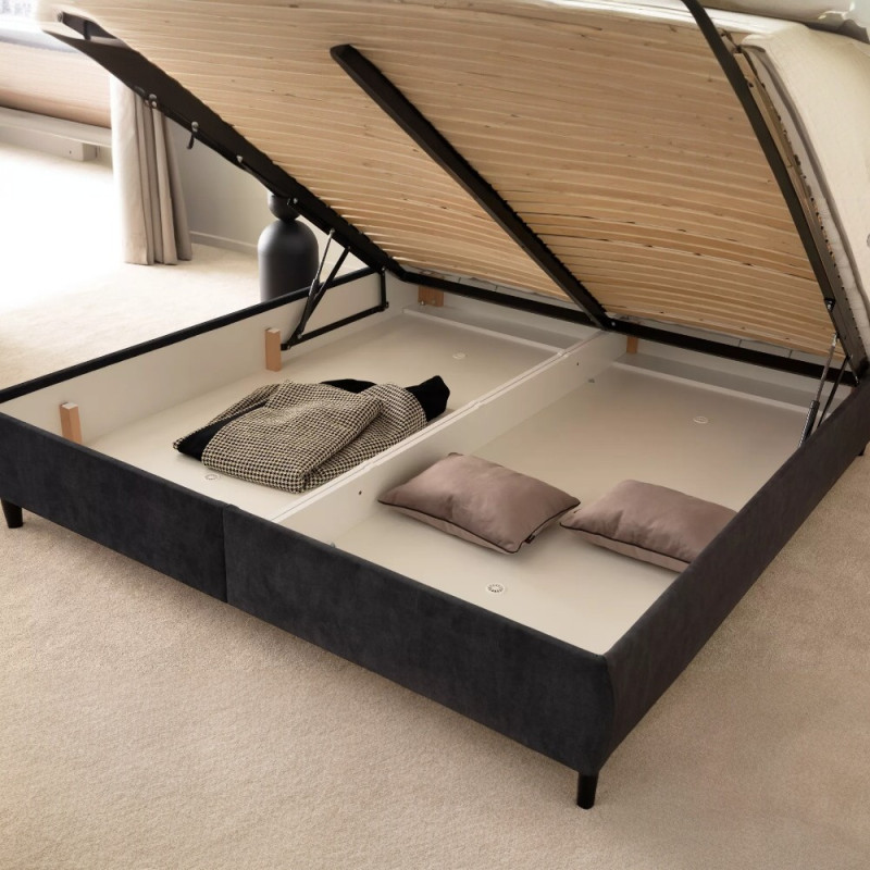 Bed Reston Double 160x200 with Storage Drawer