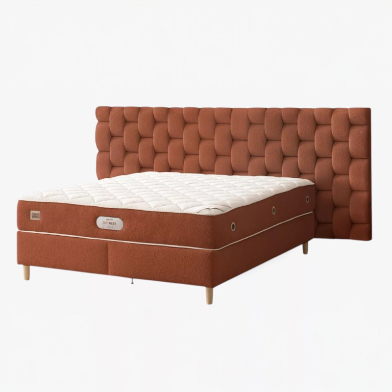 Voodi Soft Rest Max 160×200 kaheinimese peatsi, tõstemehhanismi ja pesukastiga