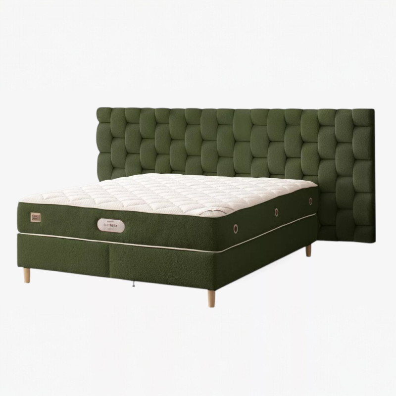 Voodi Soft Rest Max 160×200 kaheinimese peatsi, tõstemehhanismi ja pesukastiga