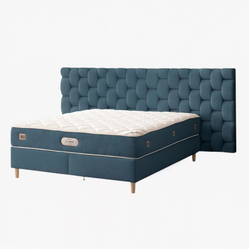 Voodi Soft Rest Max 180×200 kaheinimese peatsi, tõstemehhanismi ja pesukastiga