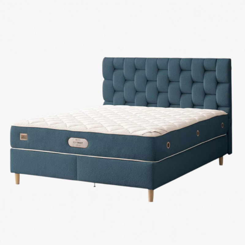 Voodi Soft Rest Mini 140×200 kaheinimese peatsi, tõstemehhanismi ja pesukastiga