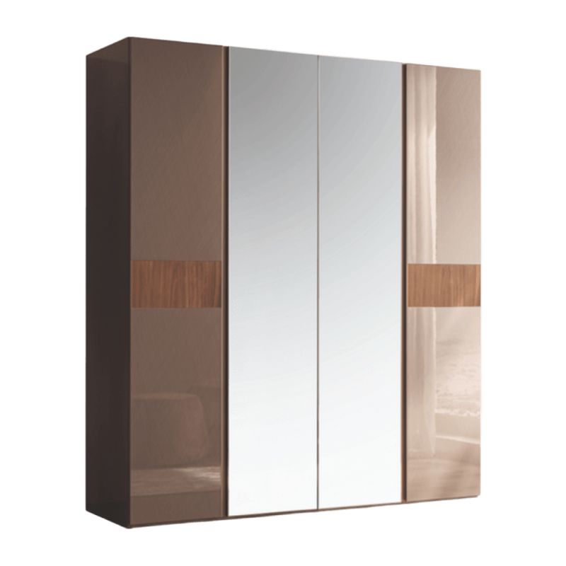 Riidekapp Corso Como 4-ukseline peegliga