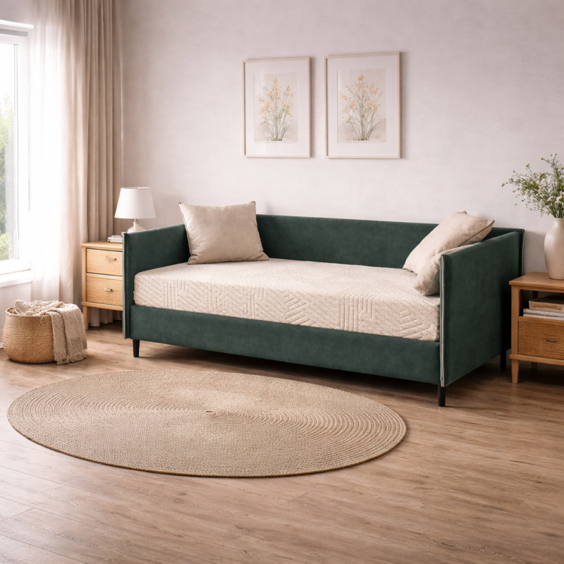 Diivan Optimist Max 120×200 pesukastiga