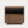 Nightstand Helvine ash veneer