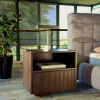 Nightstand Helvine ash veneer