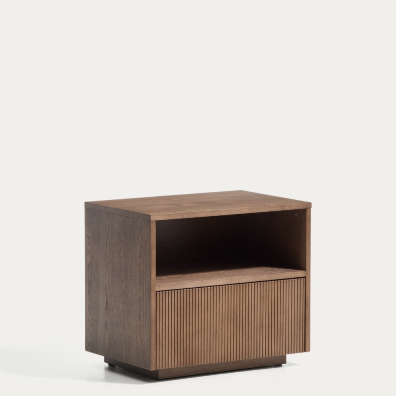 Nightstand Helvine ash veneer