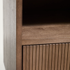 Nightstand Helvine ash veneer