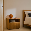 Nightstand Helvine oak veneer