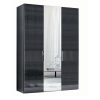 Riidekapp Montecarlo 3-ukseline peegliga 172х63х239 cm