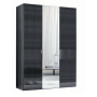 Riidekapp Montecarlo 3-ukseline peegliga 172х63х239 cm