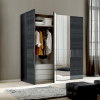 Riidekapp Montecarlo 4-ukseline peegliga 228х63х239 cm