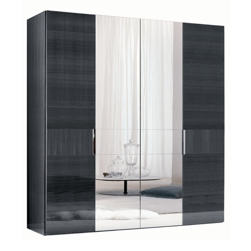 Riidekapp Montecarlo 4-ukseline peegliga 228х63х239 cm