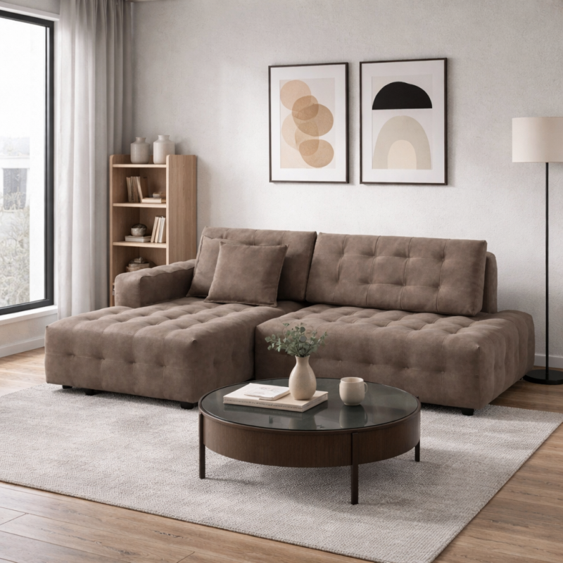 Corner sofa bed Michelin Long