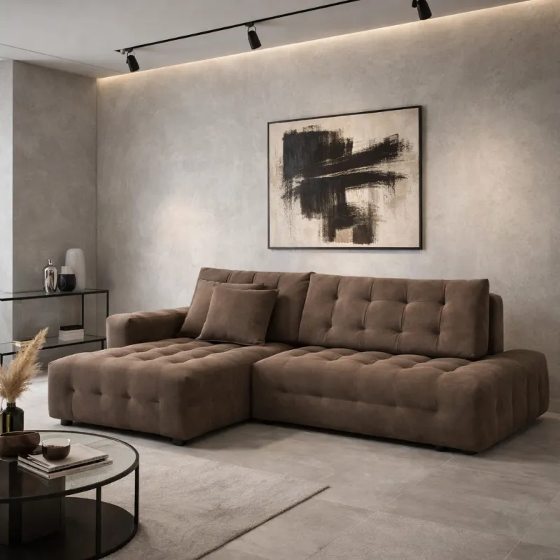 Corner sofa bed Michelin Long