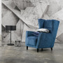 Armchair high-back Pierre on legs
