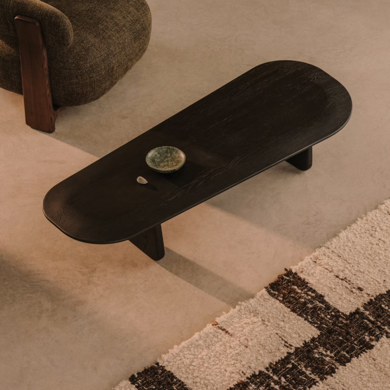 Coffee table on legs 147 x 65 cm Pirita