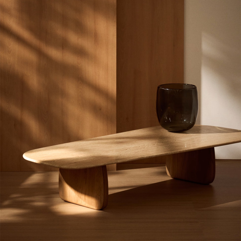 Tammepuidust kohvilaud 147 x 65 cm Pirita