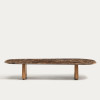 Coffee table 147 x 65 cm with marble Pirita