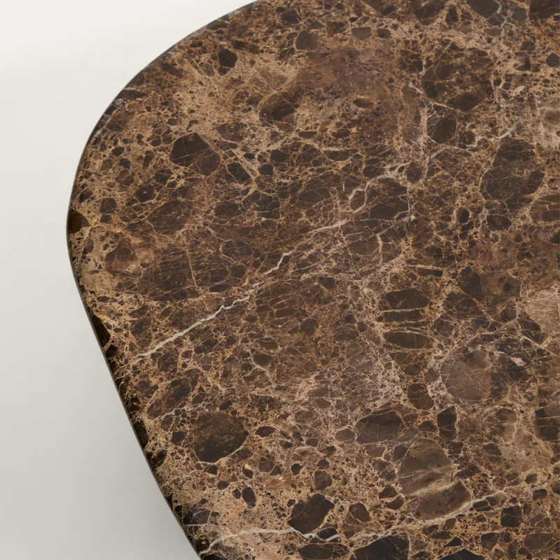 Coffee table 147 x 65 cm with marble Pirita