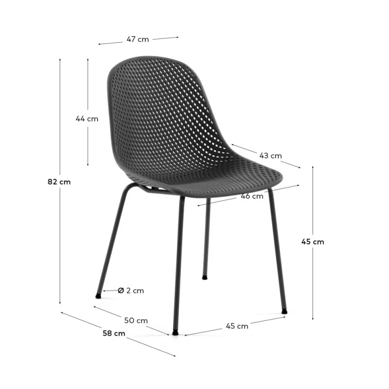 Aia söögitool Quinby seljatoega