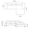 Corner sofa bed Rayo S
