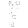 Armchair Relieve low