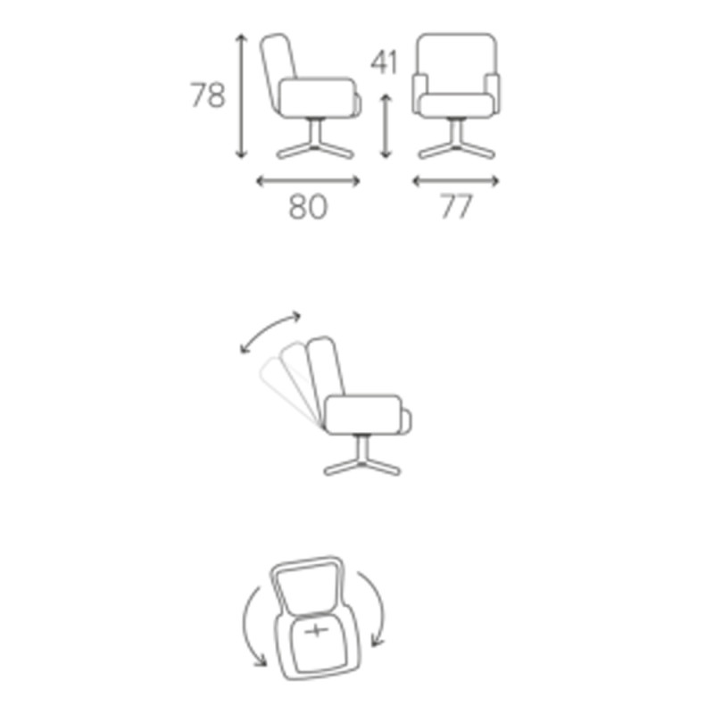 Armchair Relieve low