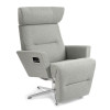 Armchair rotating Relieve with footrest