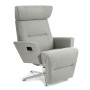 Armchair rotating Relieve with footrest