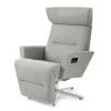 Armchair rotating Relieve with footrest