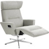 Armchair rotating Relieve with footrest