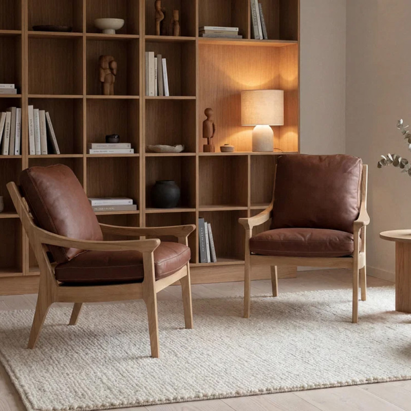 Armchair on a wooden frame Revir in classic style